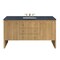 James Martin Vanities Hudson 60in Single Vanity, Light Natural Oak w/ 3 CM Charcoal Soapstone Top 435-V60S-LNO-3CSP - alternate 1
